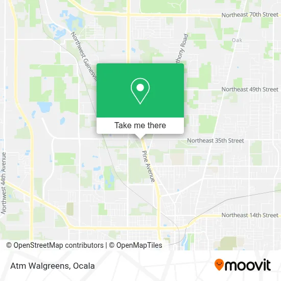 Atm Walgreens map