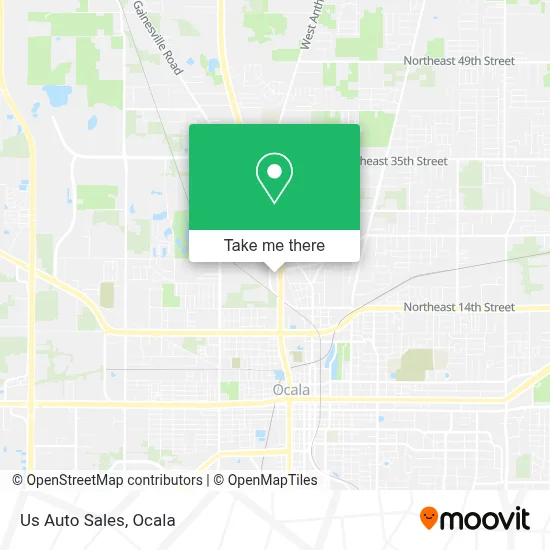 Us Auto Sales map
