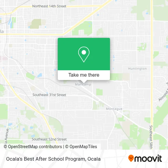 Ocala's Best After School Program map