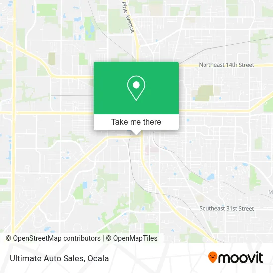 Ultimate Auto Sales map
