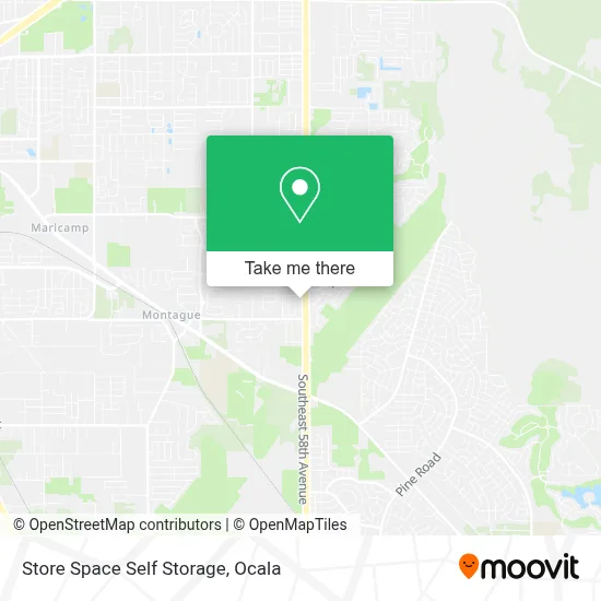 Store Space Self Storage map