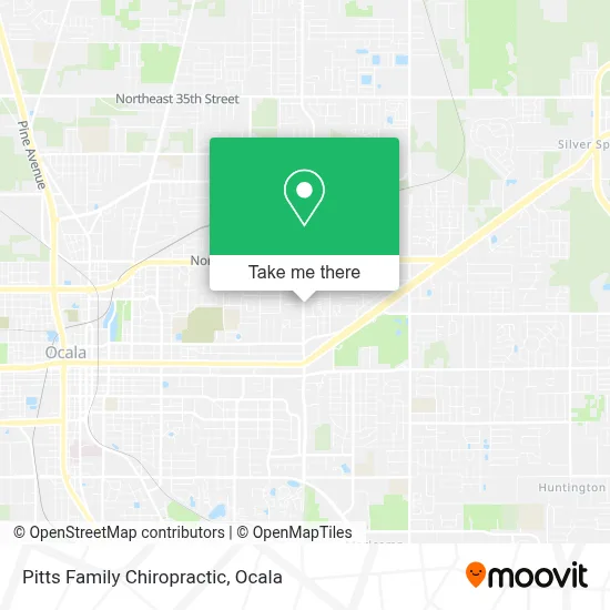 Pitts Family Chiropractic map