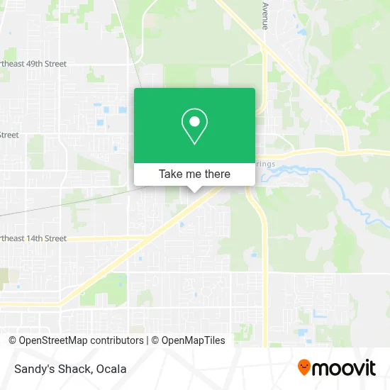 Sandy's Shack map