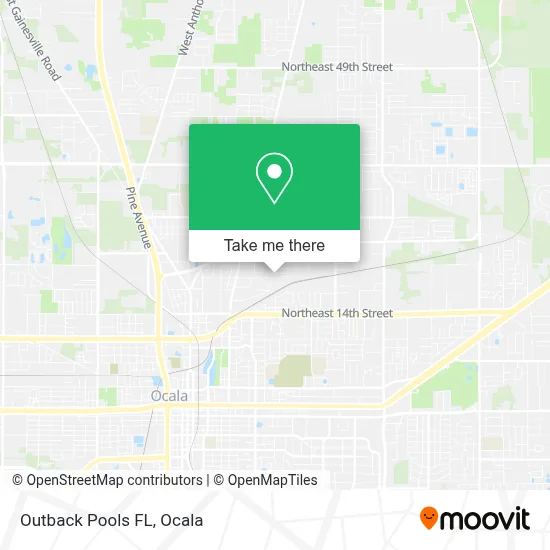 Outback Pools FL map