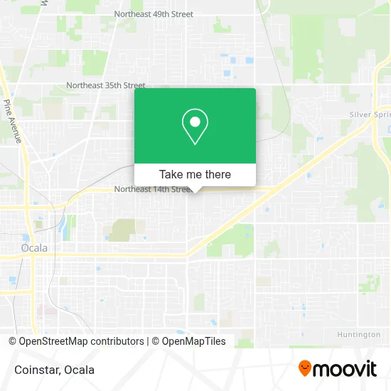 Coinstar map