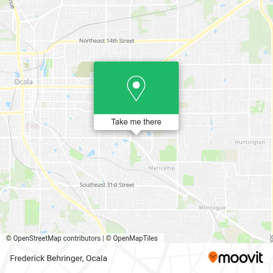 Frederick Behringer map