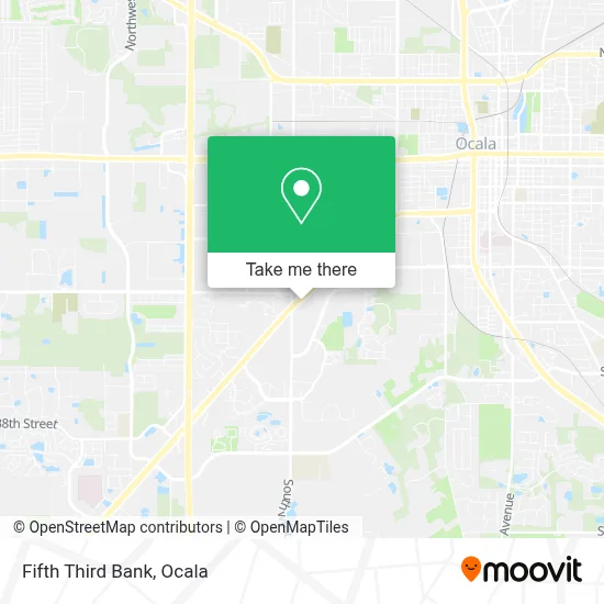 Fifth Third Bank map