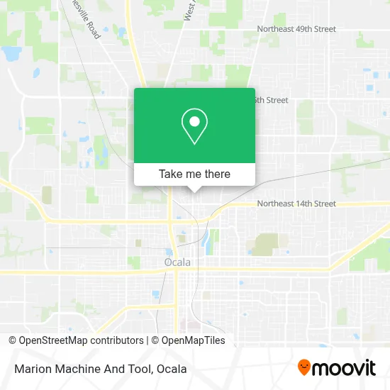 Marion Machine And Tool map