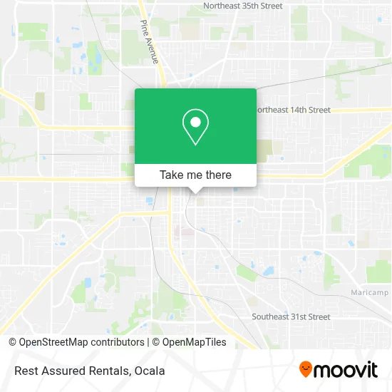 Rest Assured Rentals map