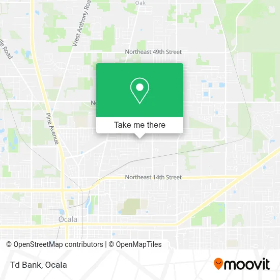 Td Bank map