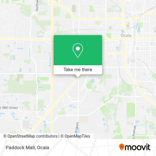 Paddock Mall map