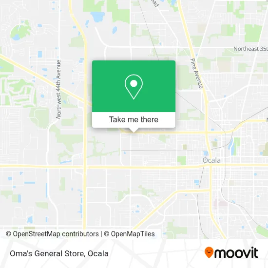 Oma's General Store map