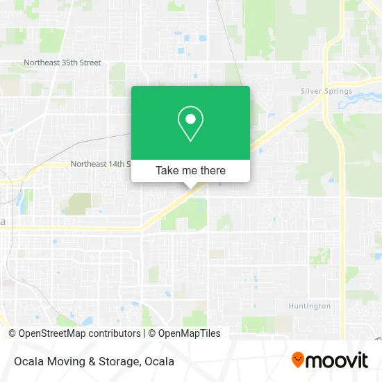 Ocala Moving & Storage map