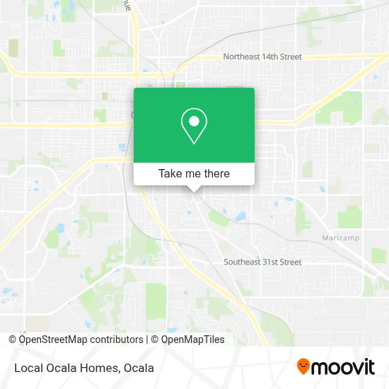Local Ocala Homes map