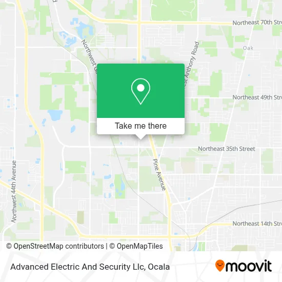 Advanced Electric And Security Llc map