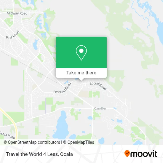 Travel the World 4 Less map