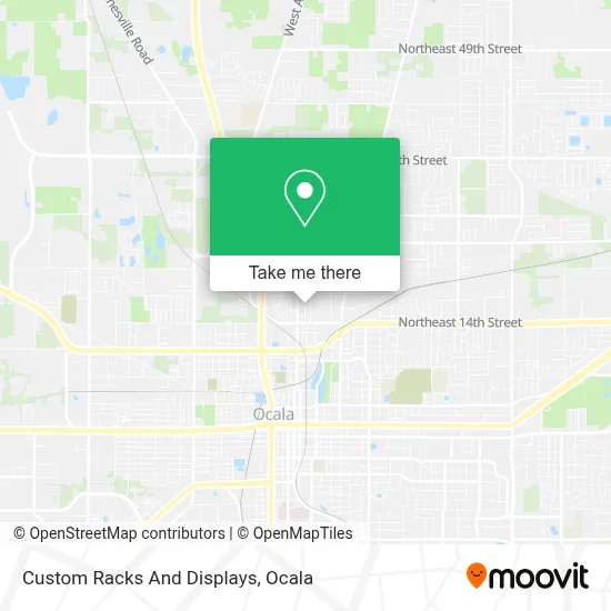 Custom Racks And Displays map