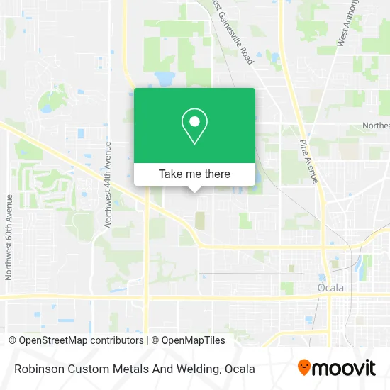 Robinson Custom Metals And Welding map