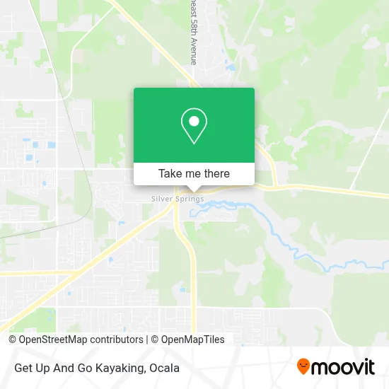 Get Up And Go Kayaking map