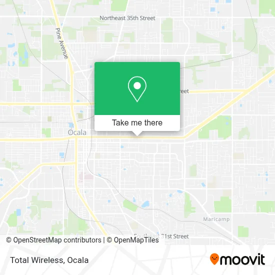 Total Wireless map