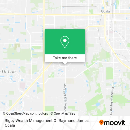 Rigby Wealth Management Of Raymond James map