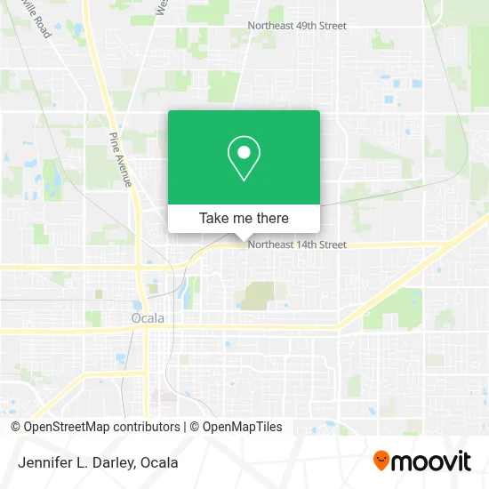 Jennifer L. Darley map