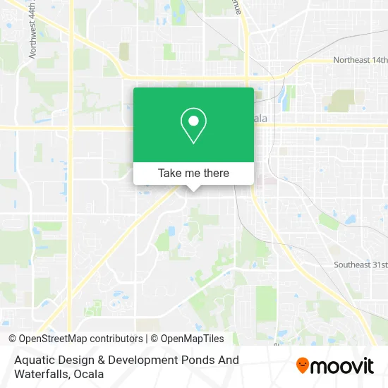 Aquatic Design & Development Ponds And Waterfalls map
