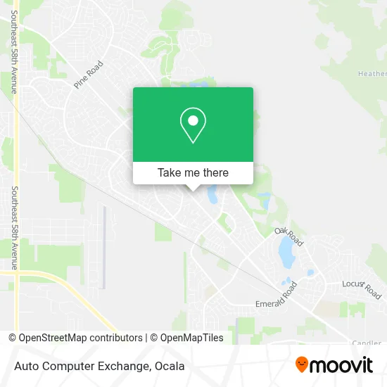 Auto Computer Exchange map
