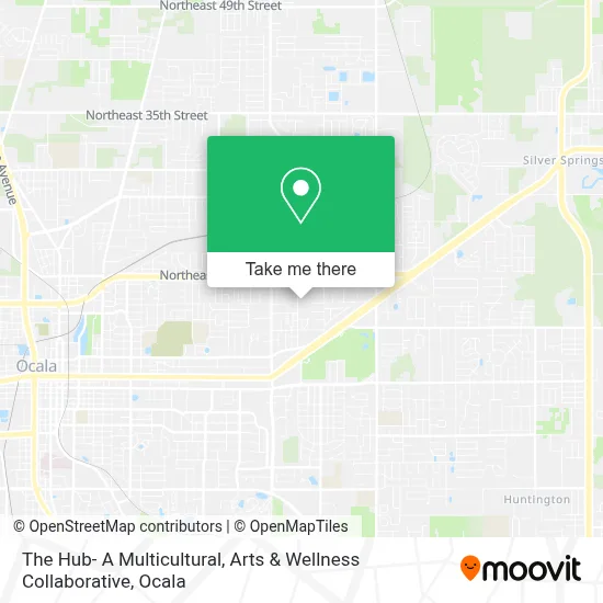 The Hub- A Multicultural, Arts & Wellness Collaborative map