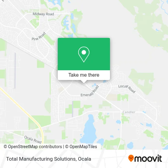 Total Manufacturing Solutions map