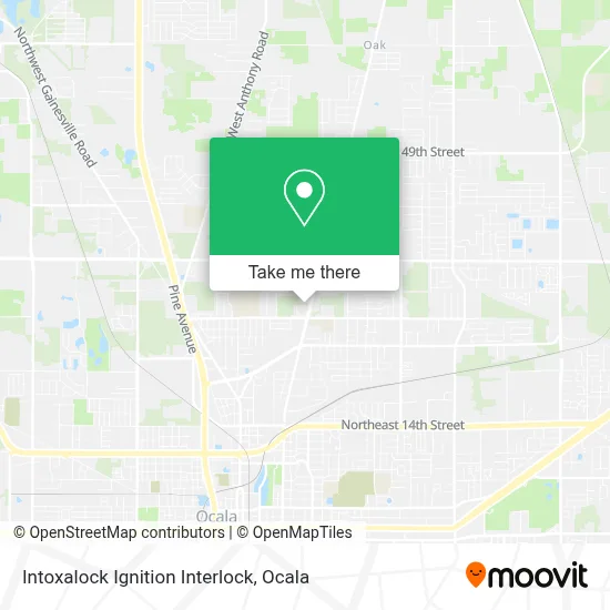 Intoxalock Ignition Interlock map