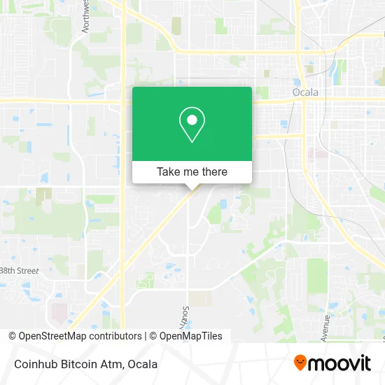 Coinhub Bitcoin Atm map