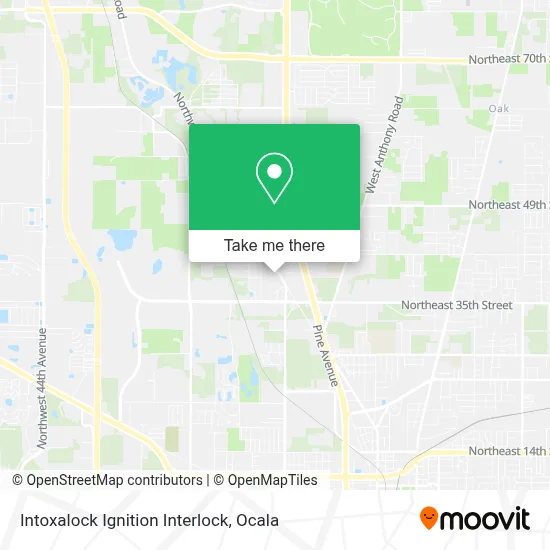 Intoxalock Ignition Interlock map
