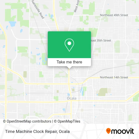 Time Machine Clock Repair map