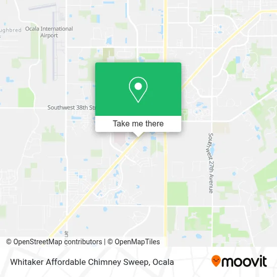 Whitaker Affordable Chimney Sweep map