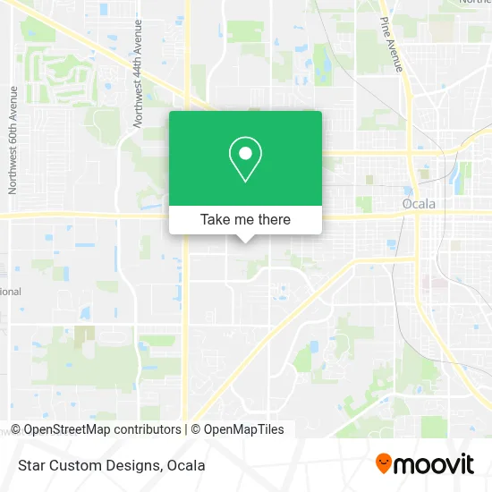 Star Custom Designs map