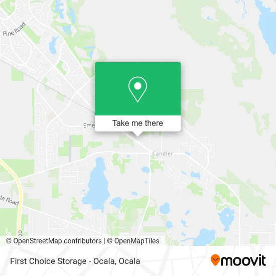 First Choice Storage - Ocala map