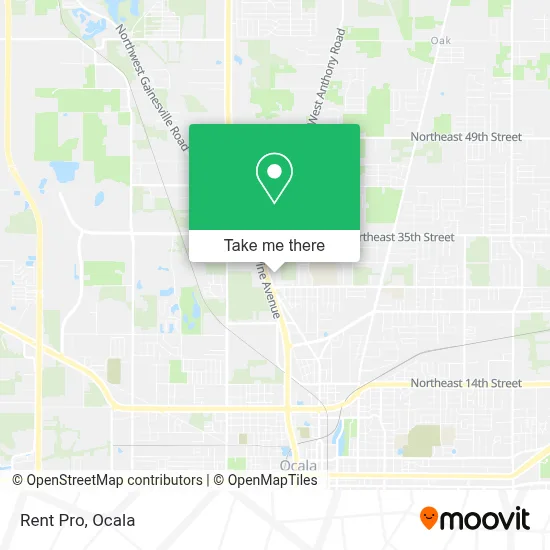 Rent Pro map
