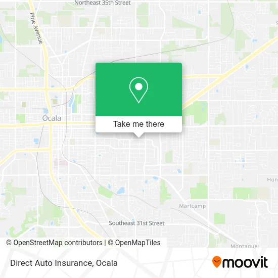 Direct Auto Insurance map