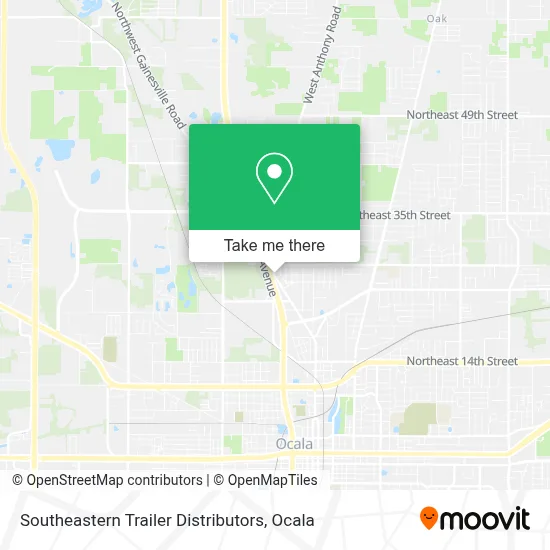 Southeastern Trailer Distributors map