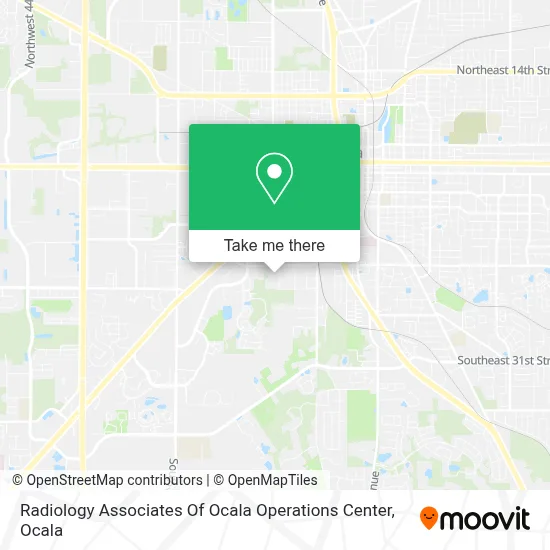 Radiology Associates Of Ocala Operations Center map