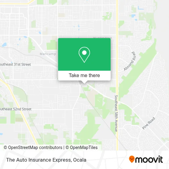 The Auto Insurance Express map