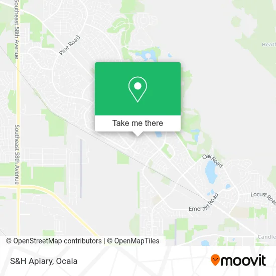 S&H Apiary map