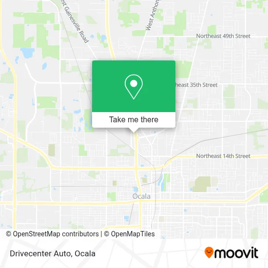 Drivecenter Auto map