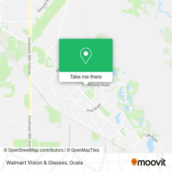 Walmart Vision & Glasses map