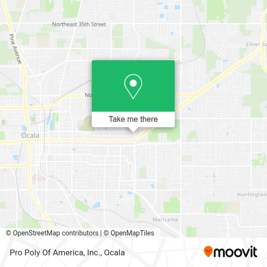 Pro Poly Of America, Inc. map