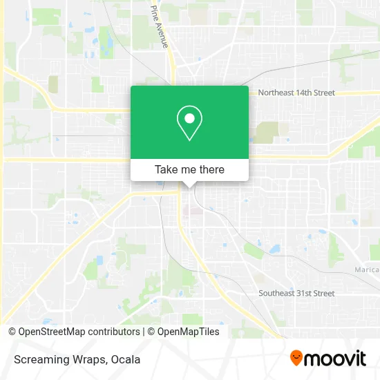 Screaming Wraps map