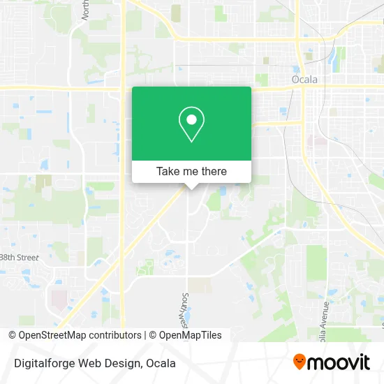 Digitalforge Web Design map