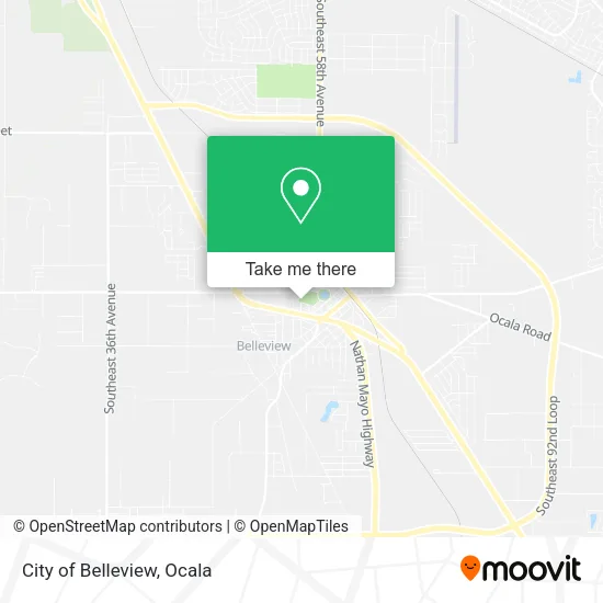 City of Belleview map