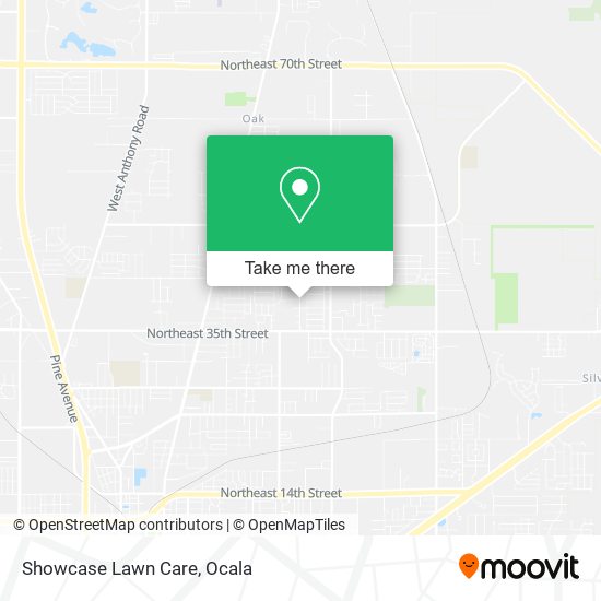 Showcase Lawn Care map